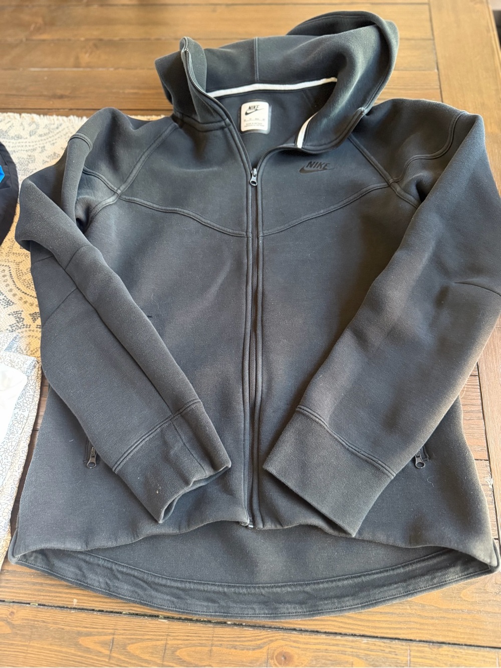 Nike Black Full-Zip Hooded Jacket